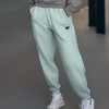 Dalix Butterfly Embroidered Jogger Pant Soft Fleece Relaxed Fit Lounge Womens - 3 of 4
