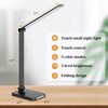 Itopfox LED Desk Lamp with USB Ports, Touch Control, 5 Color Modes, 3 Brightness Levels, Foldable Design, Night Light for Home Office, Bedroom, Study - 3 of 4