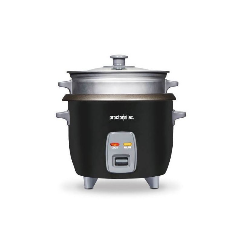 Proctor Silex 6 Cup Rice Cooker &#38; Food Steamer - 37510, 1 of 6