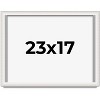 PosterPalooza | Shadow Box 1.5" Depth Silver Picture Frame - UV Acrylic, Backing Board, Hanging Hardware - 2 of 4