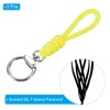 Unique Bargains Braided Wrist ID Cards Keychain Wallets Badge Lanyard with Hook 2 Pcs - 3 of 4