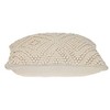 Parkland Collection,Transitional Geometric Off-White 20" X 20" Pillow - 3 of 4
