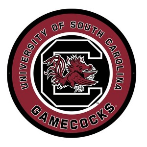 Evergreen Ultra-Thin Edgelight LED Wall Decor, Round, University of South Carolina- 23 x 23 Inches Made In USA - 1 of 4