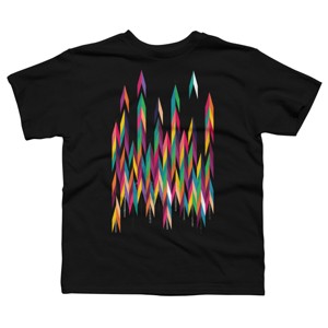 Boy's Design By Humans Abstract Color Rainbow Tree Forest By Kakel T-Shirt - 1 of 2