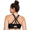 Glamorise Womens Zip Up Front-closure Sports Wirefree Bra 9266 Black :  Target