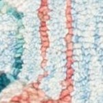ivory/light blue