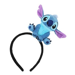 Disney Stitch Plush Figure Black Cosplay Headband - 1 of 4