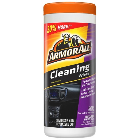 Armor All 30ct Cleaning Wipes Automotive Interior Cleaner - image 1 of 4