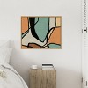 Amanti Art Abstract Stained Glass I by June Erica Vess Framed Canvas Wall Art - 4 of 4
