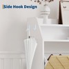 Wood Shoe Cabinet with 2 Flip Drawers, Narrow Freestanding Shoe Organizer with Open Shelf, Hidden Shoe Rack Cabinet for Entryway Living Room - 4 of 4