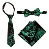Gioberti Boy's 4pc Paisley Vest Set - 3 of 4