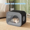 MooxvMoo Camera-Shaped Cat House in Waterproof Resin for Indoor & Outdoor Use, Durable Weatherproof Shelter for Cats, Easy to Assemble - 4 of 4