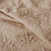 Gracie Mills Sandy 3 Piece Split Corner Classic Pleated Quilted Bedspread Set - 2 of 4