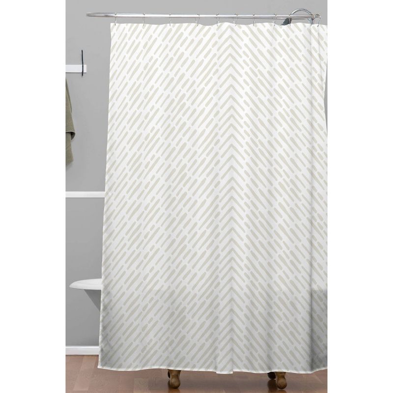 Iveta Abolina Roux Cream Shower Curtain Beige - Deny Designs, 3 of 7