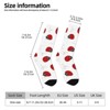 Ladybug Road Women Printed Crew Socks Funny Funky Socks Soft Polyester Novelty Gifts for Artists Men - 2 of 4