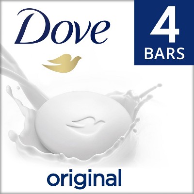 Dove Beauty White Deep Moisture Beauty Bar Soap - 4pk - 3.75oz each