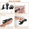 Racxily 3Pcs Creepy Reaching Hands With Lighted Candles Wall Mounted Halloween Decoration Witch Devil Hand Aesthetic Goth Gothic Life - 4 of 4