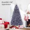 Best Choice Products Pre-Lit Charcoal Gray Christmas Tree, Artificial Full Holiday Decoration w/ Incandescent Lights - 3 of 4