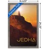 Trends International Star Wars: Jedha - Visit Jedha by Russell Walks 23 Framed Wall Poster Prints - 3 of 4
