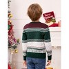 Christmas Sweater Long Sleeve Crew Neck Knitted Holiday Pullover Reindeer for Kids - 3 of 4