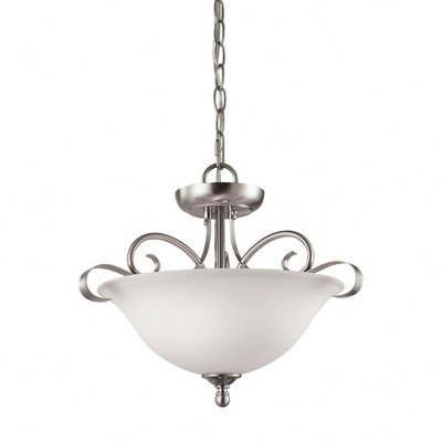 Thomas Lighting Brighton 2 - Light Flush Mount in  Brushed Nickel