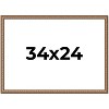 PosterPalooza | Slim Profile Gold Picture Frame - UV Acrylic, Backing Board, Hanging Hardware Included - 2 of 4
