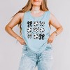 Simply Sage Market Soccer Ball Bows Garment Dyed Tank - 2 of 4