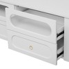 XIYUYEU Retro TV Stand with 2 Cabinets, 4 Drawers and Anti-tip Device Entertainment Center Media Console for Living Room, Bedroom - 4 of 4