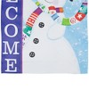 Northlight Joyful Snowman "Welcome" Christmas Outdoor Flag - 40" x 28" - 4 of 4