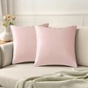 Unique Bargains Velvet Modern Solid Couch Sofa Home Decorative Pillow Covers 2 Pcs - 2 of 4