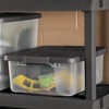 Sterilite Shelf Tote with Flat Gray Lid and Platinum Latches - 4 of 4