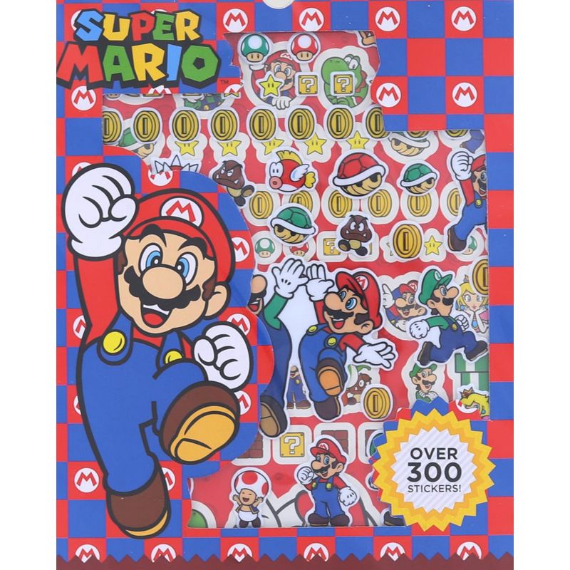 Innovative Designs Super Mario Sticker Book  | 4 Sheets | Over 300 Stickers, 3 of 4