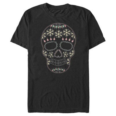 Football Sugar Skull T-Shirts for Sale