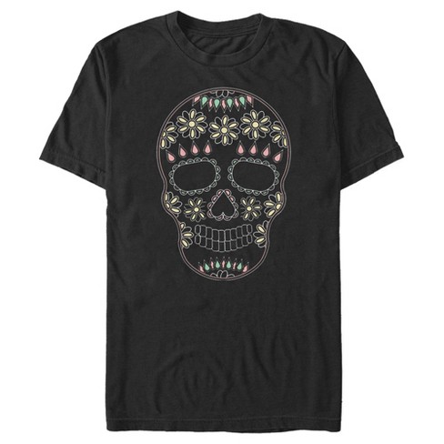 Dia De Los Muertos Sugar Skull Men's Long Sleeve T-shirt – CYBERTELA