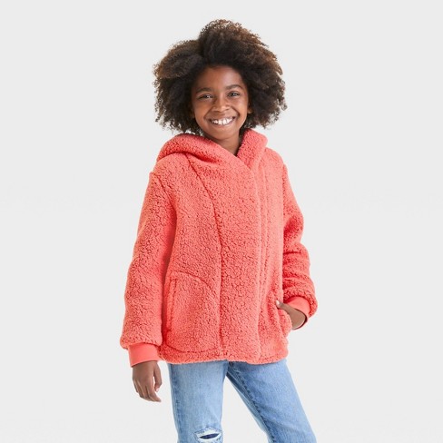 Pink cozy jacket sale