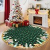 GustoWave Christmas Washable Area Rug, Xmas Decorative Checkered Carpet for Bedroom, Living Room, Red - 2 of 4