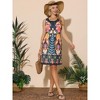 INSPIRE CHIC Women's Summer Scoop Neck Sleeveless Swing Shirt Sundress with Pockets - 3 of 4