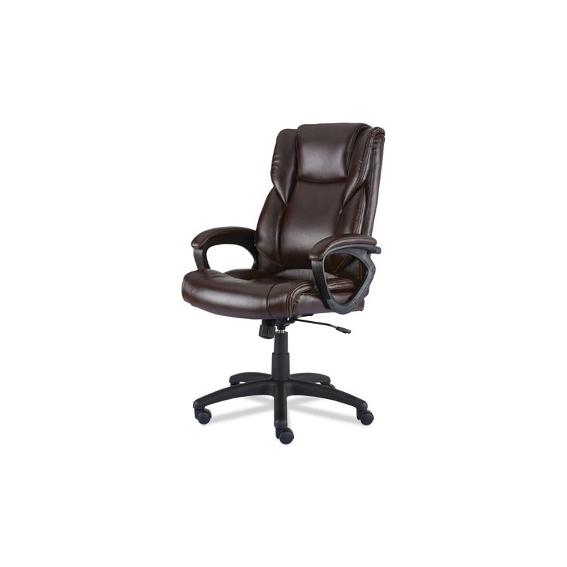 Alera Alera Brosna Series Mid-Back Task Chair, Supports Up to 250 lb, 18.15" to 21.77" Seat Height, Brown Seat/Back, Brown Base, 2 of 5