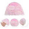 Unique Bargains PU Lace Lace Swimming Cap 1 Pc - 3 of 4