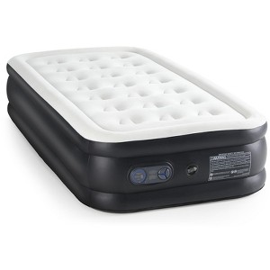 ELJGET Air Mattress Twin 16", Double-Height Inflatable Airbed with Built-in High Capacity Pump, Adjustable Firmness & Non-Slip Bottom - 1 of 4