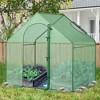 Costway 6 x 3 x 5.5FT Mini Walk-in Greenhouse with PE Cover Rustproof PE-Coated Metal Frame - 4 of 4