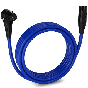 LyxPro Right Angle Female to Male XLR Microphone Cable - 1 of 4