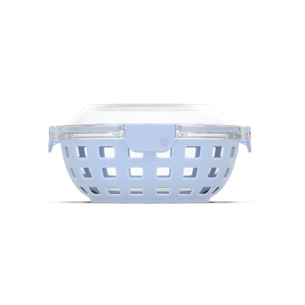 Ello 5.5 Cup Glass Lunch Bowl Food Storage Container - Blue