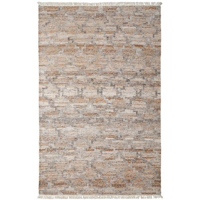 Beckett Transitional Trellis & Lattice Tan/Gray/Ivory Area Rug