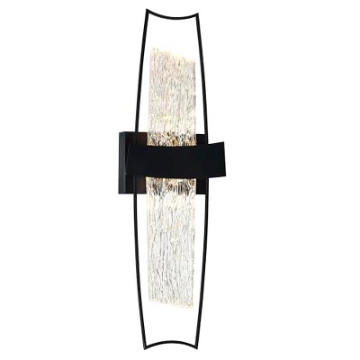 CWI Lighting Guadiana Integrated LED Black Wall Light
