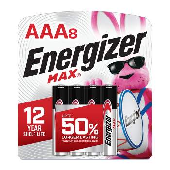 Energizer 8pk Max Alkaline AAA Batteries