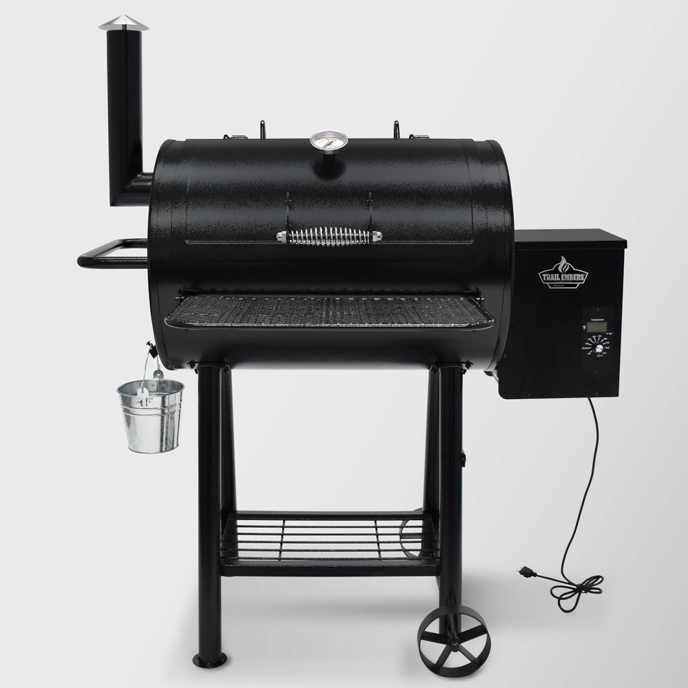 UPC 855180006072 product image for Pellet Smoker & Grill SMK8028AS Black - 3 Embers | upcitemdb.com