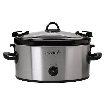 Crock-Pot 6 Qt. Cook & Carry Slow Cooker - Silver SCCPVL600-S