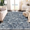 Washable Area Rug, Non-Slip Retro Floral Vintage Carpet, Non-Shedding Thin Low Pile Floor Rug for Kitchen, Dining Room, Bedroom - 3 of 4