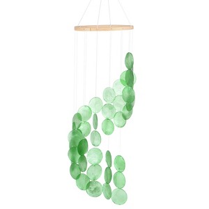 Unique Bargains Shell Sea Glass Outdoor Decorative Wind Chime 1 Pc - 1 of 4